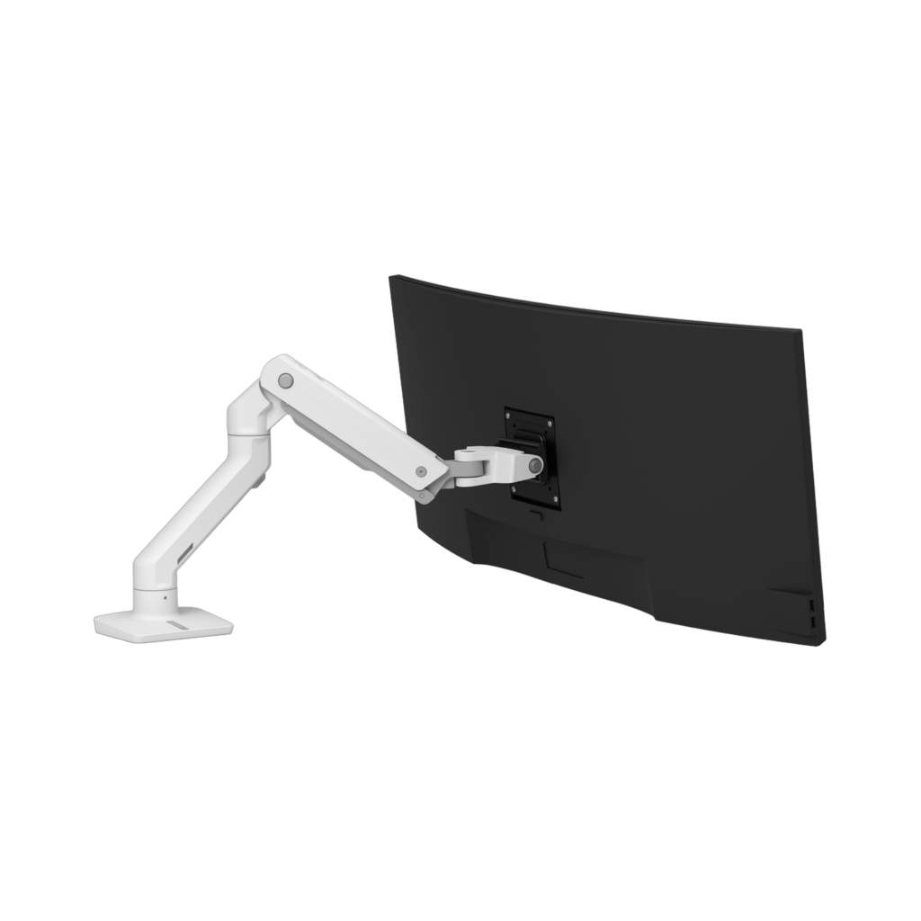 Ergotron HX Desk Monitor Arm — White