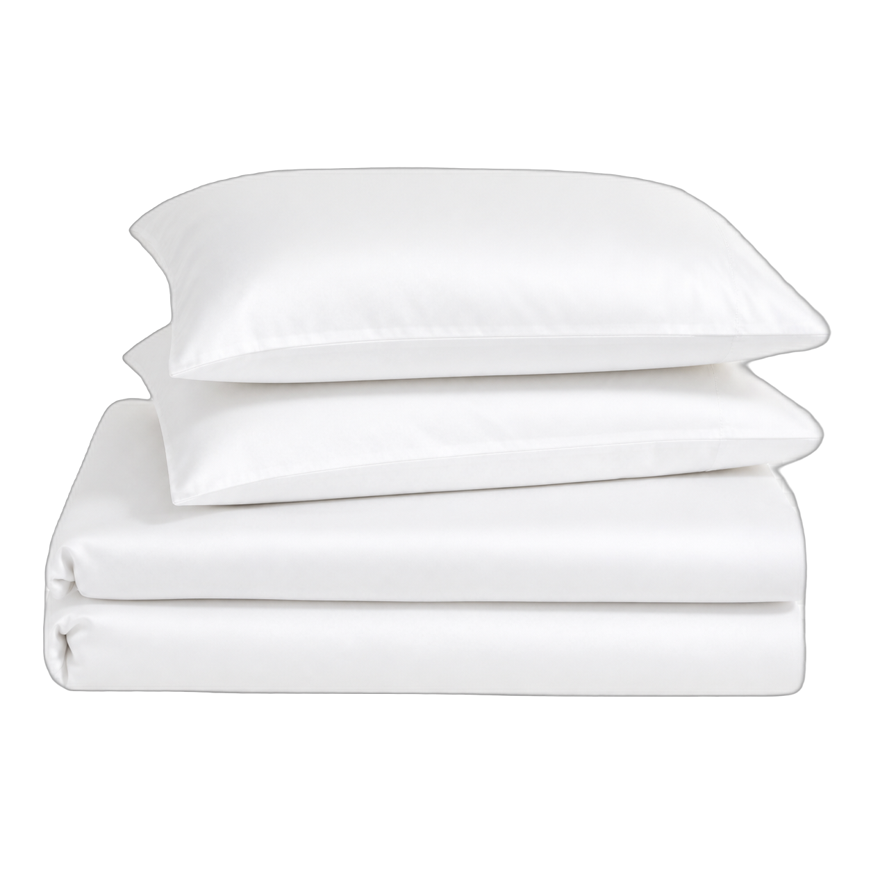 Brooklinen Luxe Sateen Core Sheet Set — Solid White