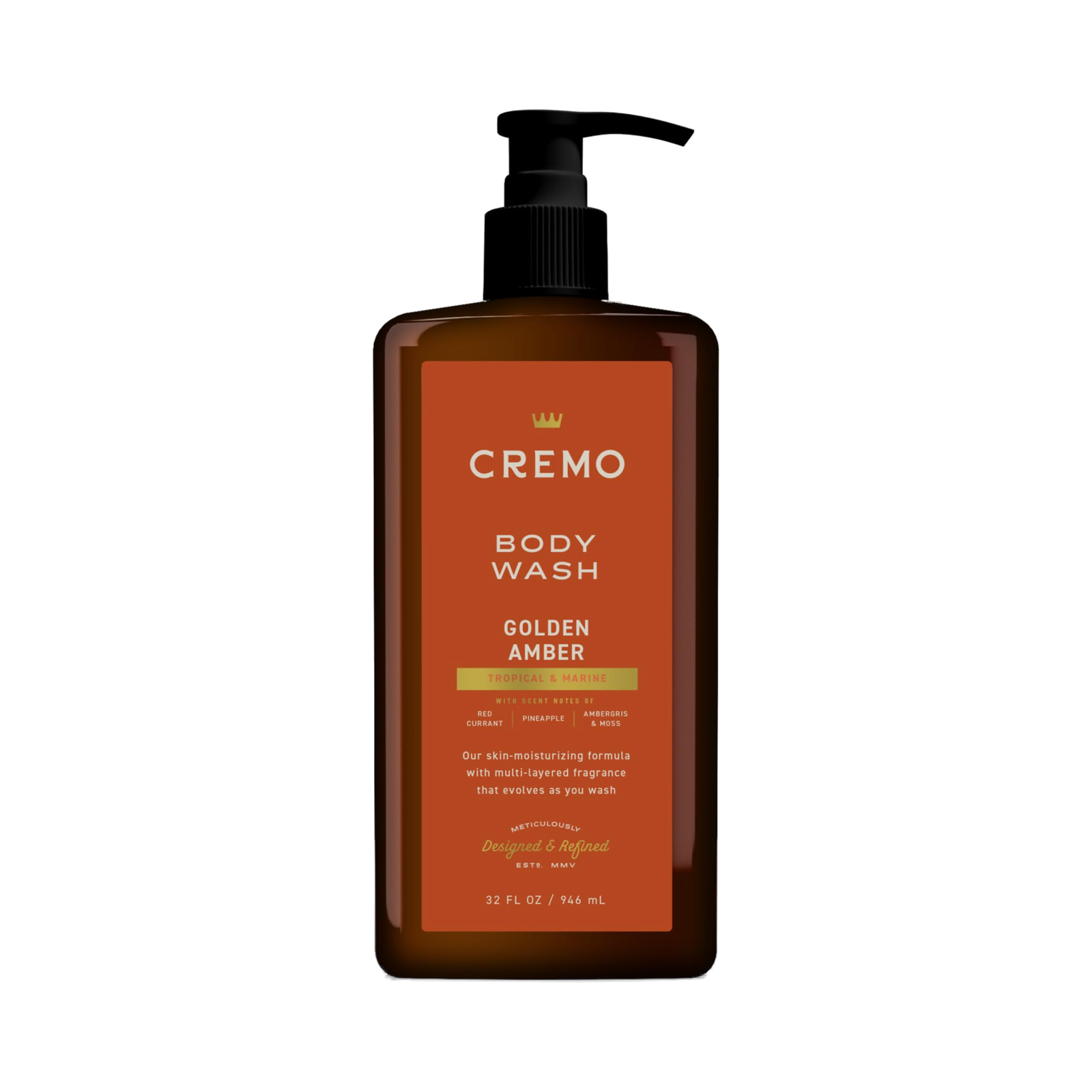 Cremo Body Wash — Golden Amber